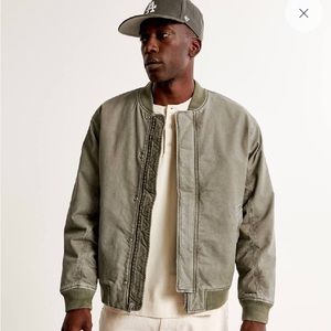 Abercrombie & Fitch workwear bomber jacket Sz M Great condition